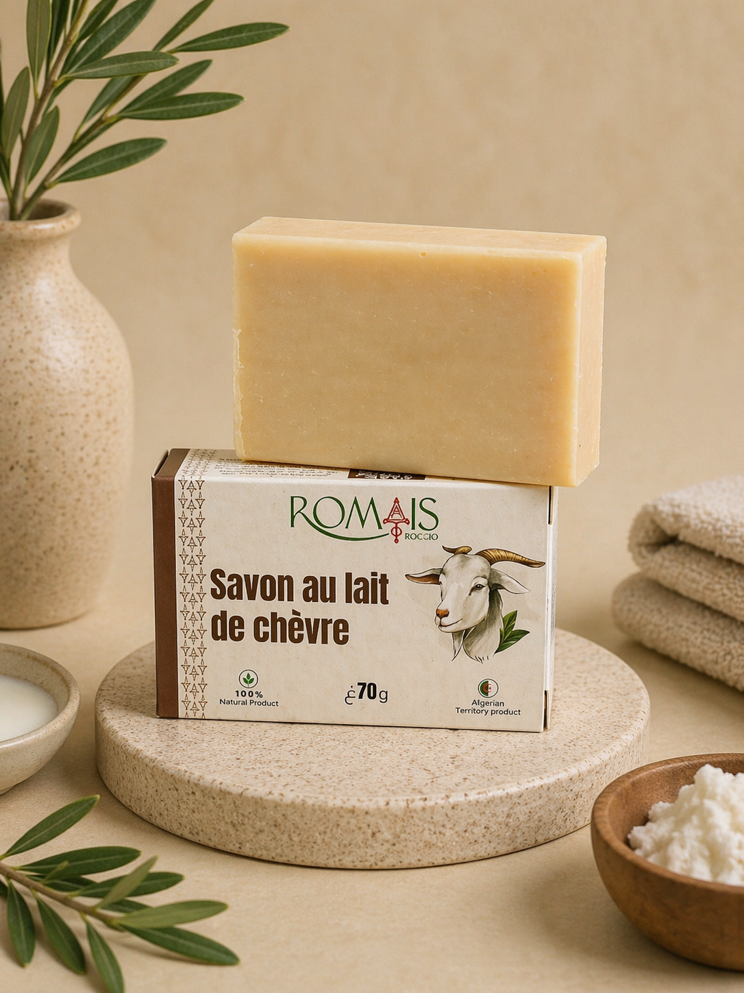 364867ff-8318-4a94-8a3d-c599a06f6db1 Savon au lait de chèvre – Image 1