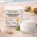 Crème solaire a l'huile de sésame
